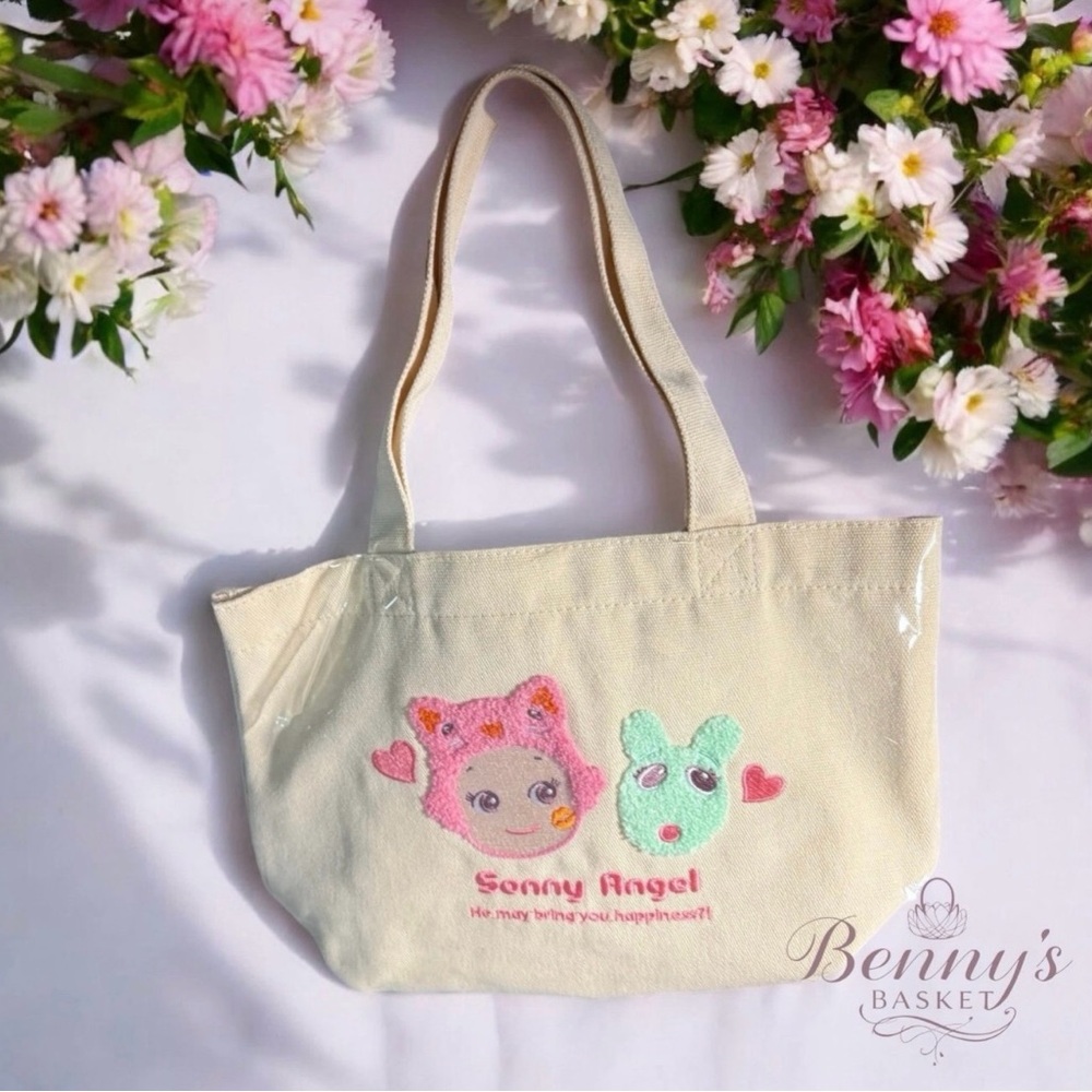 Authentic Sonny Angel Kiss Kiss Limited Edition Tote Bag Purse Robbie